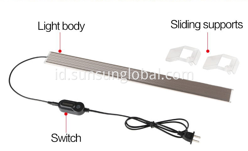 Sunsun Chinese 3 kaki LED Aquarium Plant Growth Light